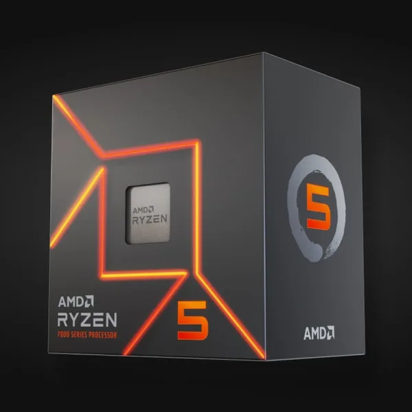 Caja de los procesadores AMD Ryzen 5 serie 7000